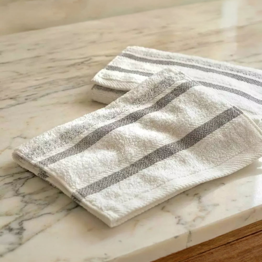 [Kai Mei Cotton] Bulk Pack: Made in Taiwan (MIT) Antibacterial & Odor-Resistant &ndash; Lightweight Soft Pure Cotton Bamboo Charcoal Towels (Set of 12), , large