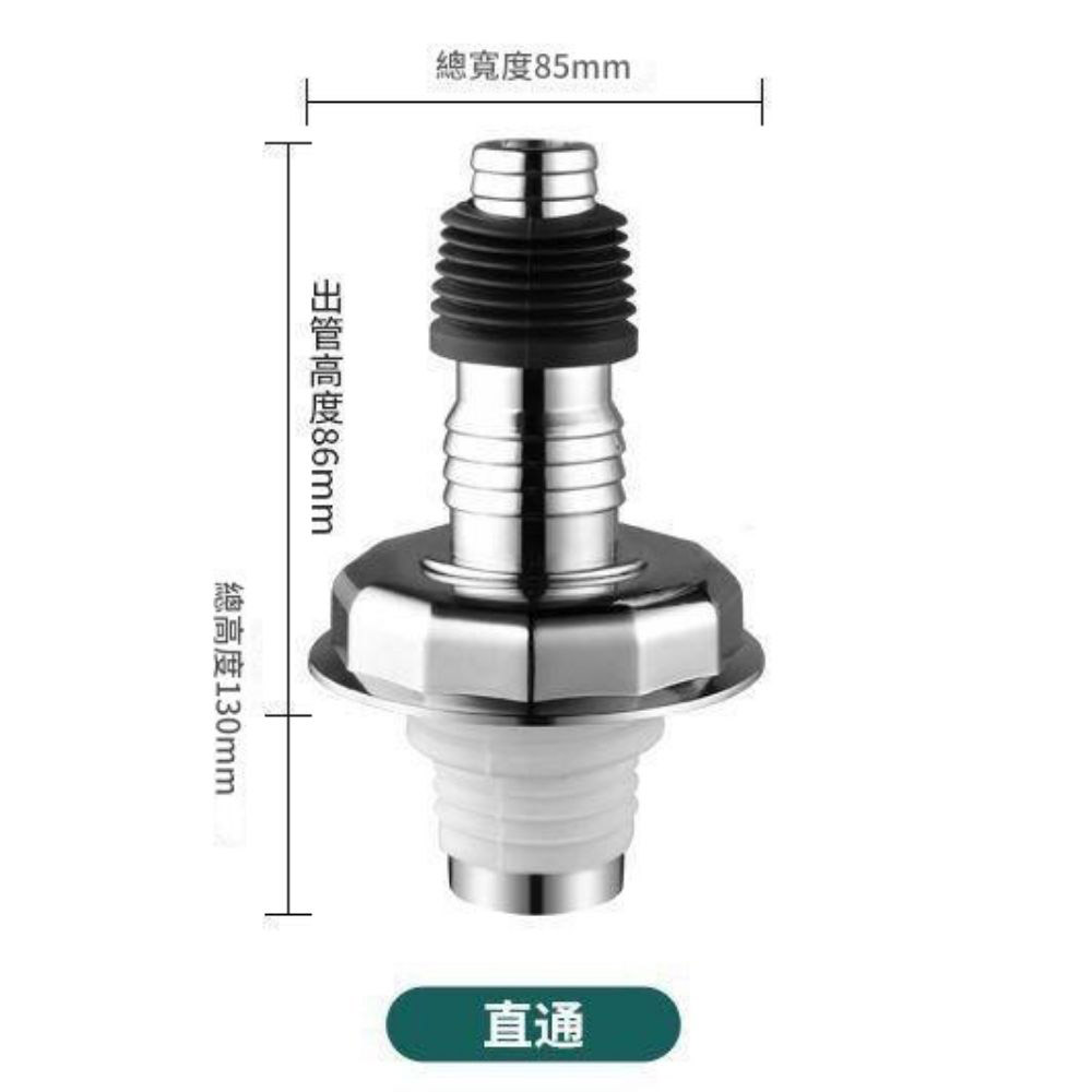 Overflow prevention tee [straight-through], , large