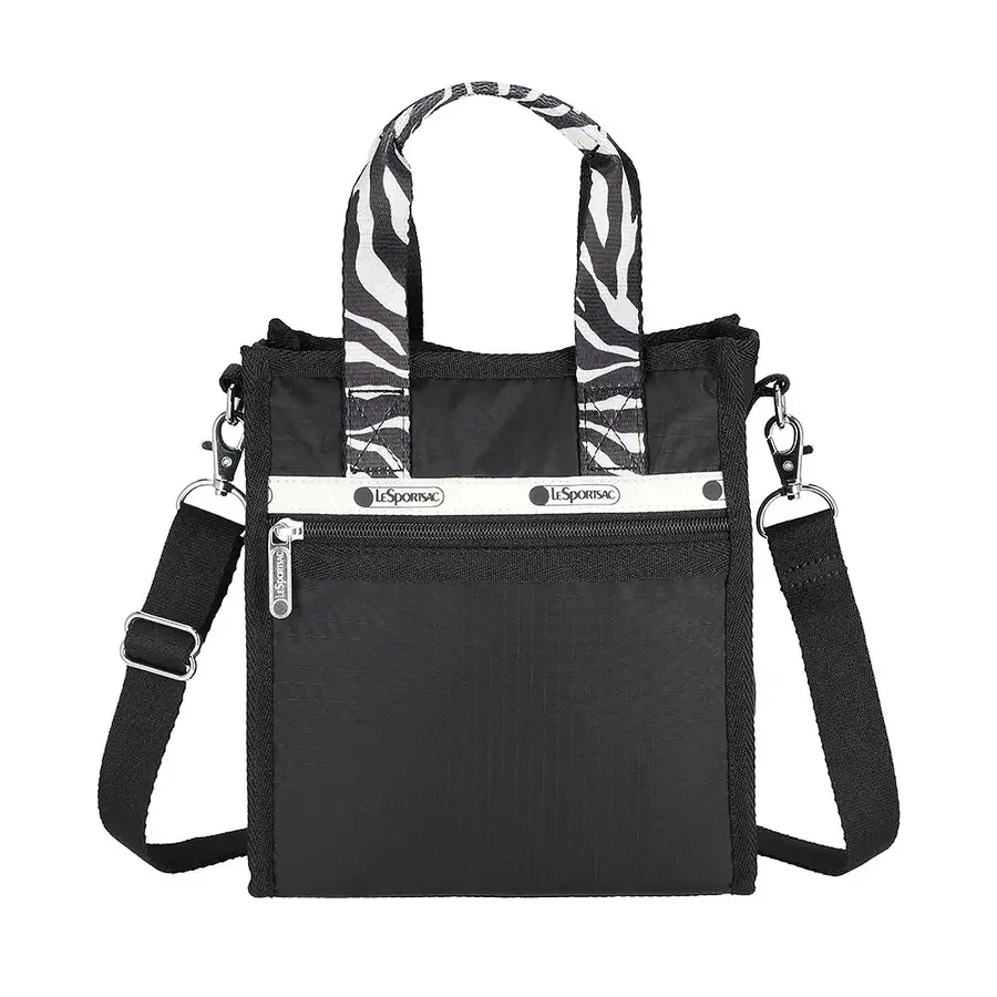 Lesportsac Mini N/S Tote Mh 迷你方型托特包/ 黑夜斑影, , large