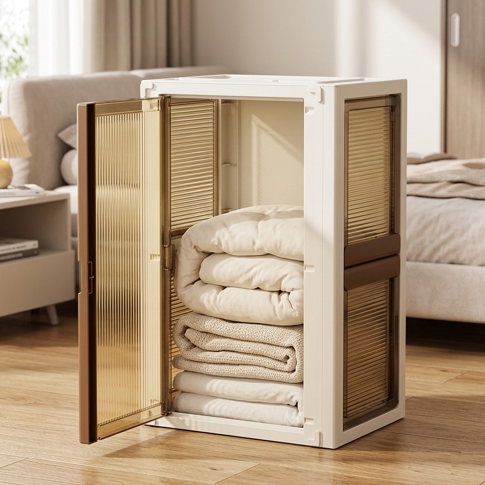 【AOTTO】150L多門雙開大容量折疊收納箱(AL-016), , large