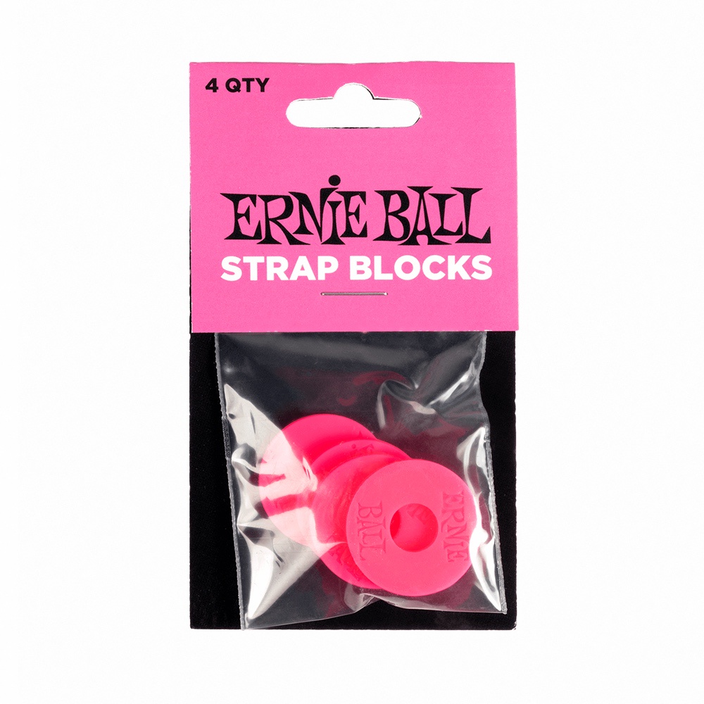 ERNIE BALL STRAP BLOCKS 4PK 安全背帶環  4入 多色款【敦煌樂器】, , large