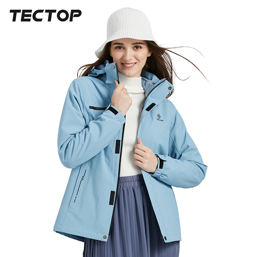 TECTOP 探拓戶外 女款9245080防水透氣衝鋒衣~全防水科技.防風防雨保暖兩件式外套, , large