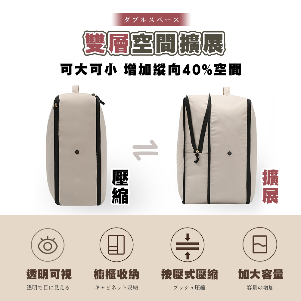 [夢巴黎] 棉被收納袋 壓縮收納袋 衣物壓縮袋 收納袋 壓縮袋 衣服收納袋 旅行收納袋 旅行壓縮袋 衣服收納 衣物收納, , large