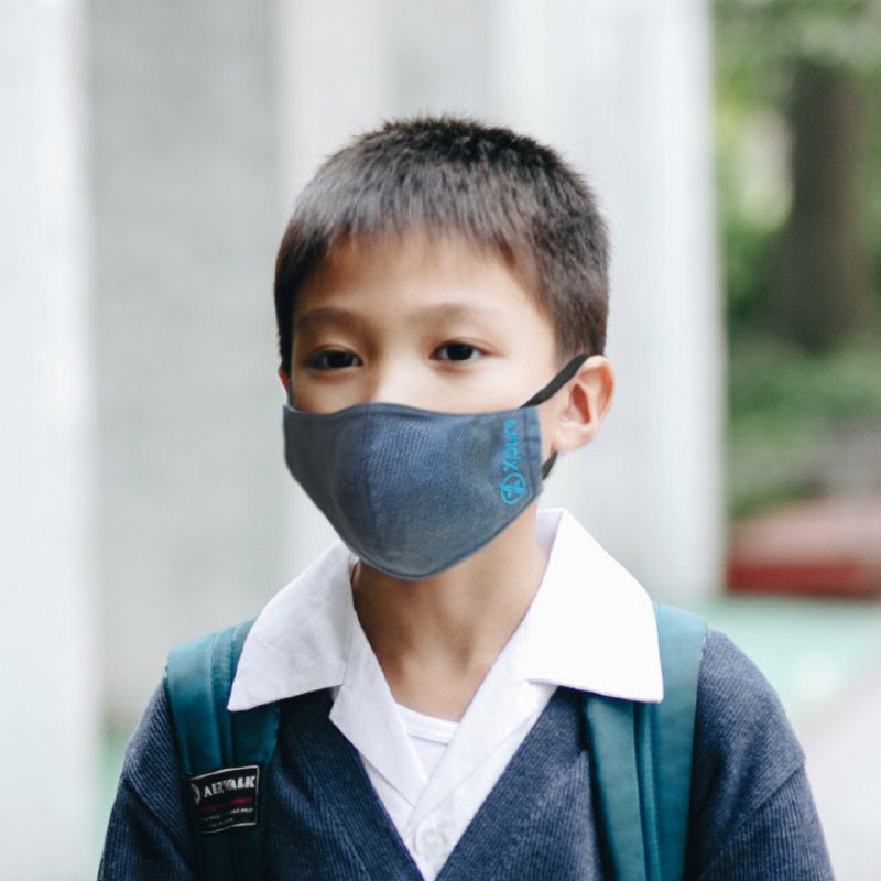 【淨對流】抗霾布織口罩 Basic款 兒童版 G1 丹寧, , large