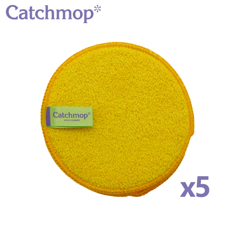 【THE LOEL】Catchmop 多用途清潔抹布(圓形) x 5入裝, , large