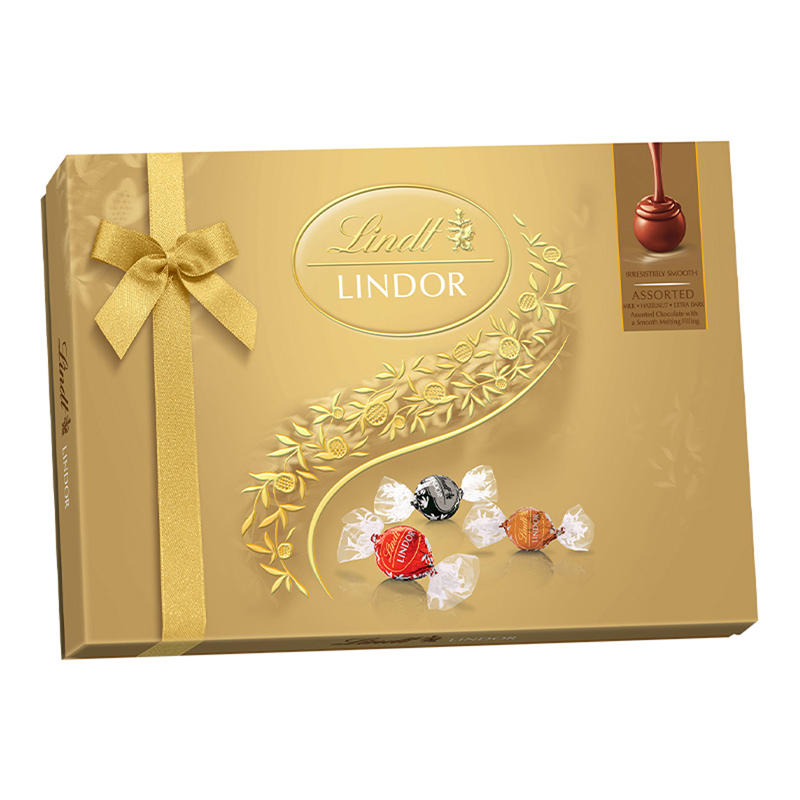 Lindor Assort Gift Box 168g, , large