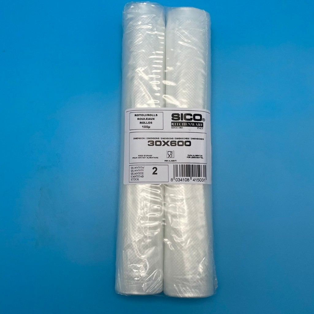 SICO舒肥專用真空包裝袋捲型20cmx600cm 25cmx600cm 30cmx600cm (2捲/包), , large