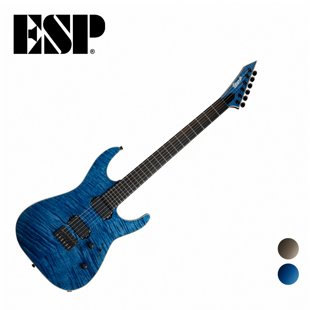 ESP Edwards EM-II CTM DNBL/SMBK 電吉他 牛仔藍色/煙燻黑色【敦煌樂器】, , large