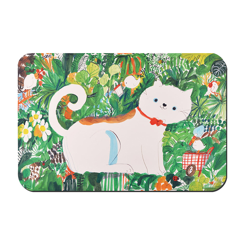 【Monster】 Soft Diatomaceous Earth Absorbent Mat – Wu Hsin-Chih Collection (60x40cm) – Kitty Garden