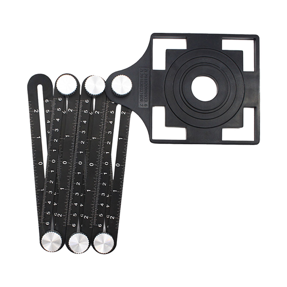 Hole locator - 5-hole 6-fold ruler, , large