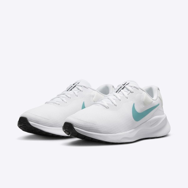 Nike Revolution 7 男 慢跑鞋 運動鞋 入門款 舒適 緩震 透氣 白 水藍 [FB2207-103], , large