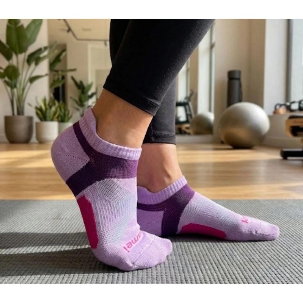 [Kaimei Cotton Industry] Randomly excellent MIT made in Taiwan, top-notch sweat-absorbent and deodorant, small ears, boat-shaped arch socks, sports socks, thickened and deodorized, 20-24cm, , large