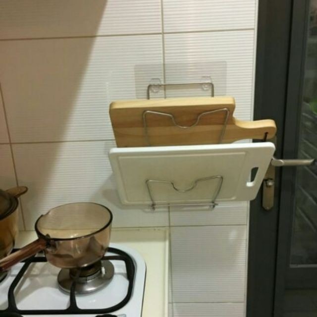 [Beargood sticker] Pot Lid Holder (304 Stainless Steel, Adhesive), , large