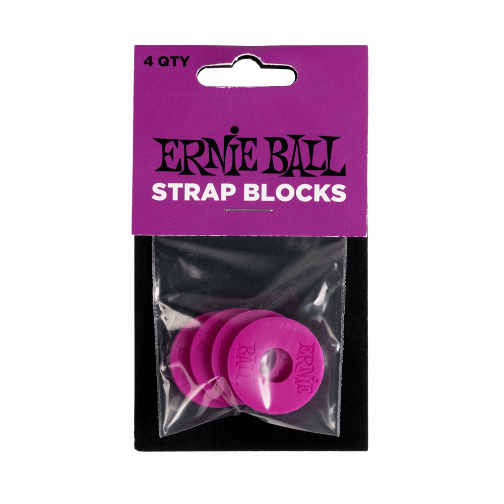 ERNIE BALL STRAP BLOCKS 4PK 安全背帶環  4入 多色款【敦煌樂器】, , large