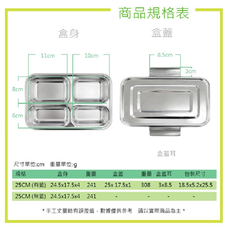 PERFECT 理想牌 極緻316不鏽鋼四格餐盤分格便當盒環保餐盒 25cm附蓋-Leidea樂德兒, , large