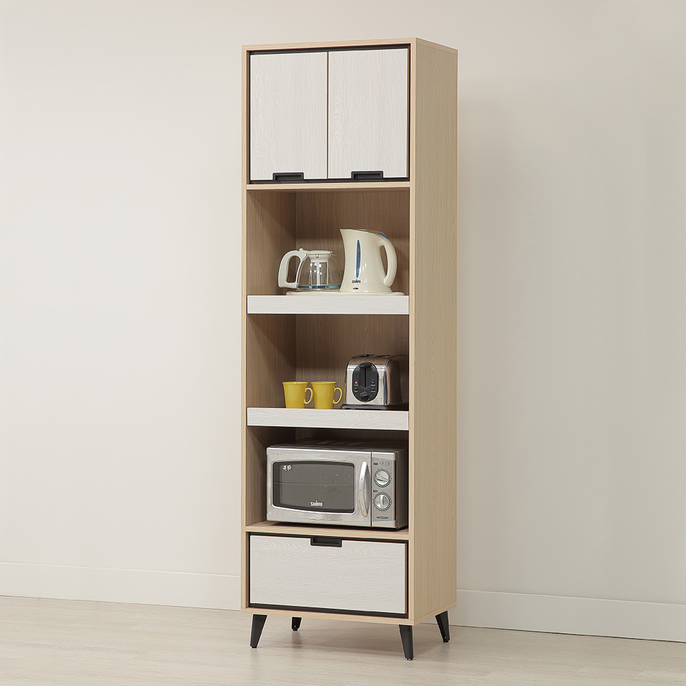 【唯熙傢俱】雷莎原木雙色2尺電器櫃, , large