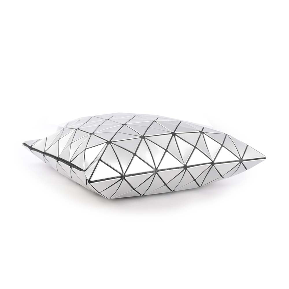 ISSEY MIYAKE BAO BAO LUCENT 6X6 亮面手提包(銀色), , large