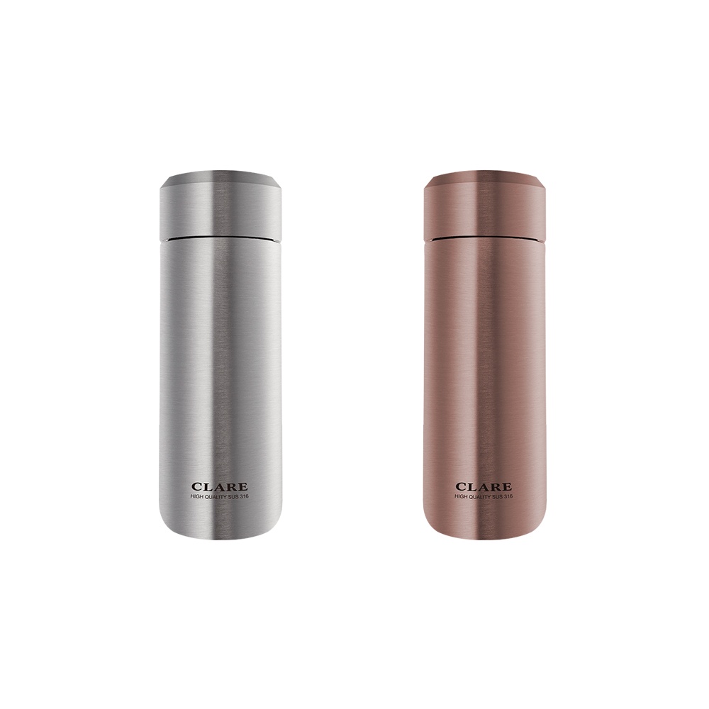 CLARE 可蕾爾 316不鏽鋼陶瓷保溫杯 玫瑰金230cc-Leidea樂德兒
