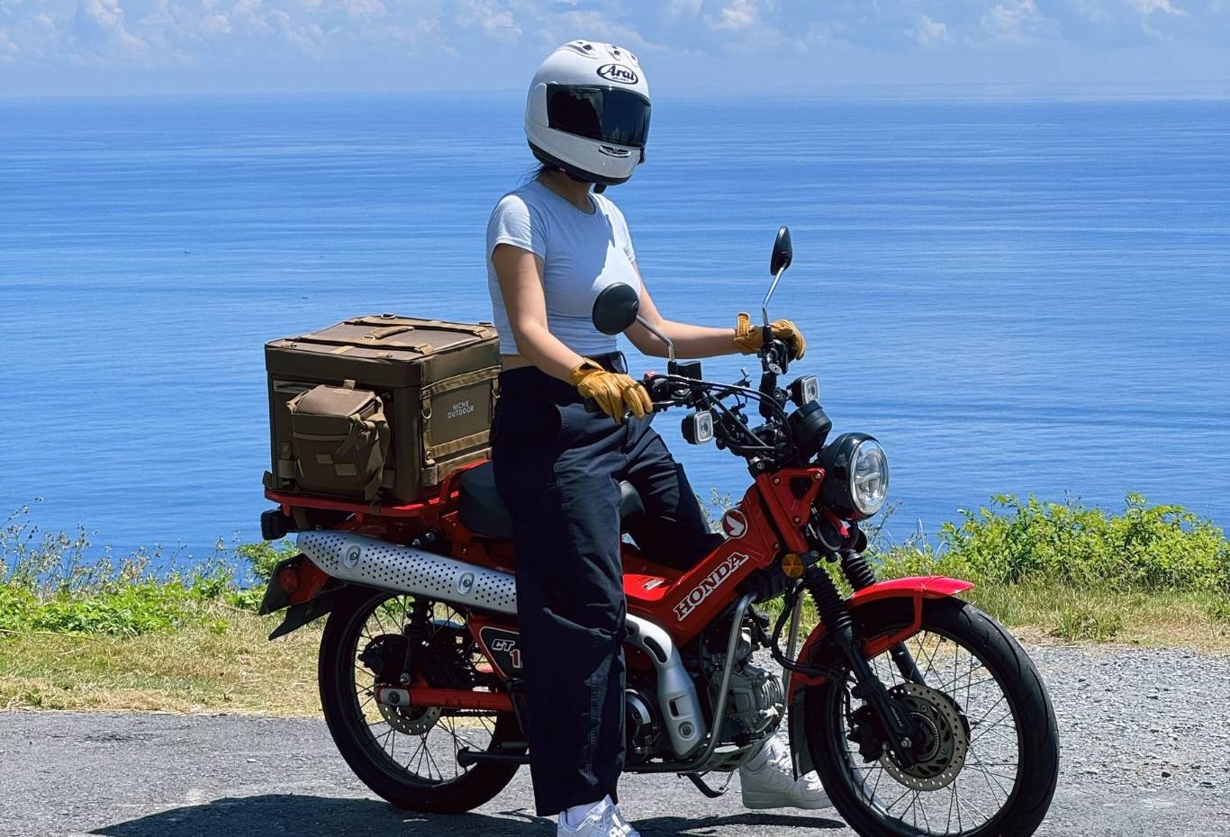 【城市旅人｜山海任務】 重機包裝備 TRAIL BOX 露營箱 尺寸 M 42公升 森林綠色, , large