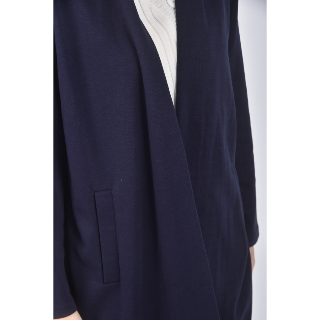 (M) net質感大衣藍色罩衫二手衣, , large