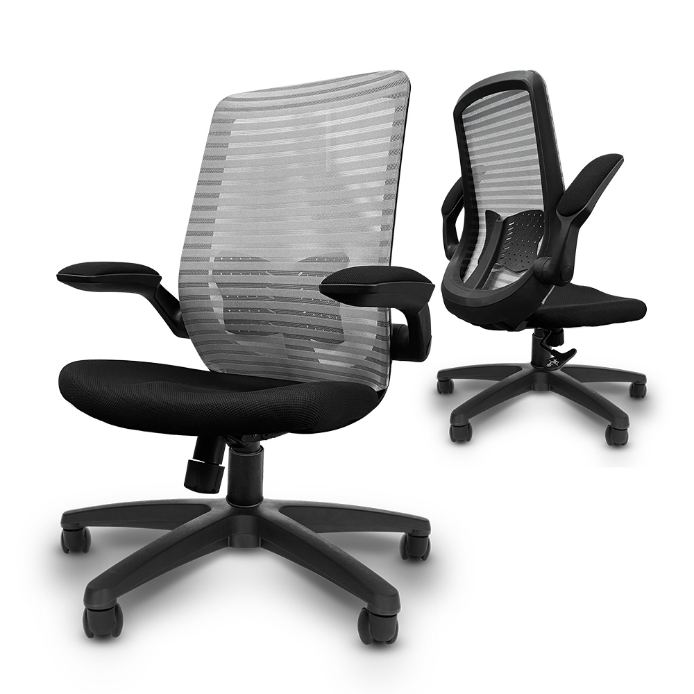 【G+居家】免組裝 台灣製造人體工學低背護腰透氣椅, , large