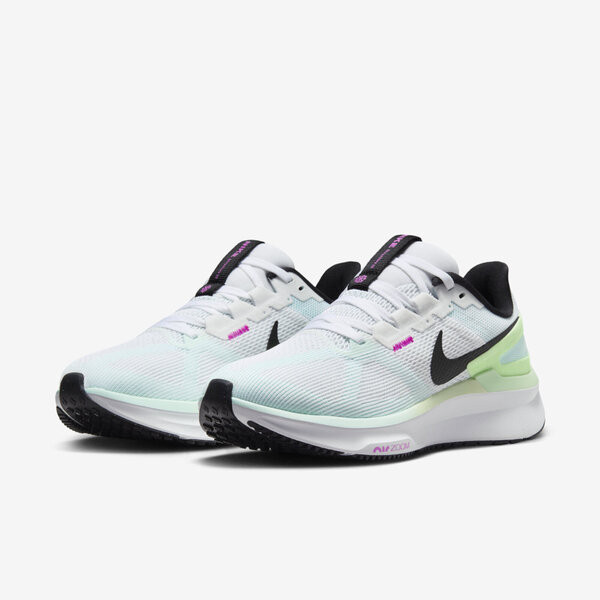 Nike W Air Zoom Structure 25 女 慢跑鞋 路跑 支撐 緩震 白 彩 [DJ7884-105], , large