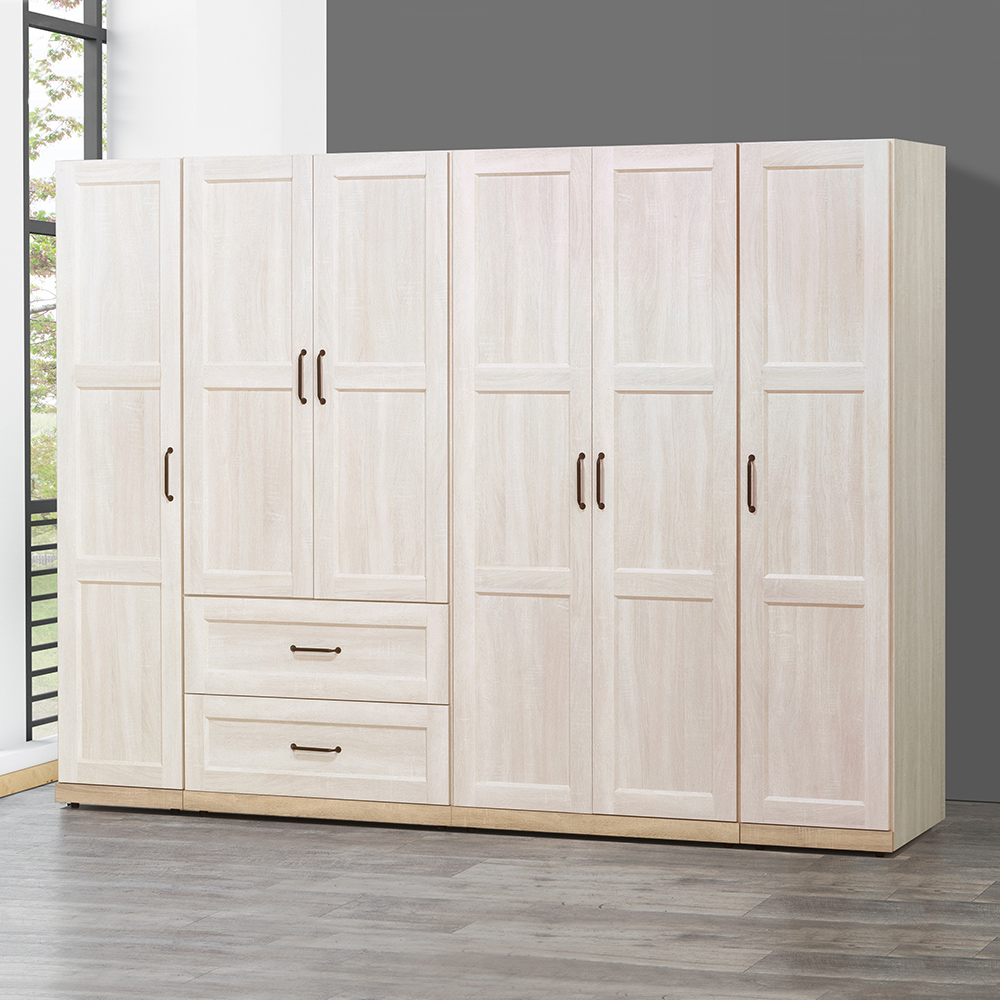 【唯熙傢俱】查理白橡色1.3尺左衣櫃, , large