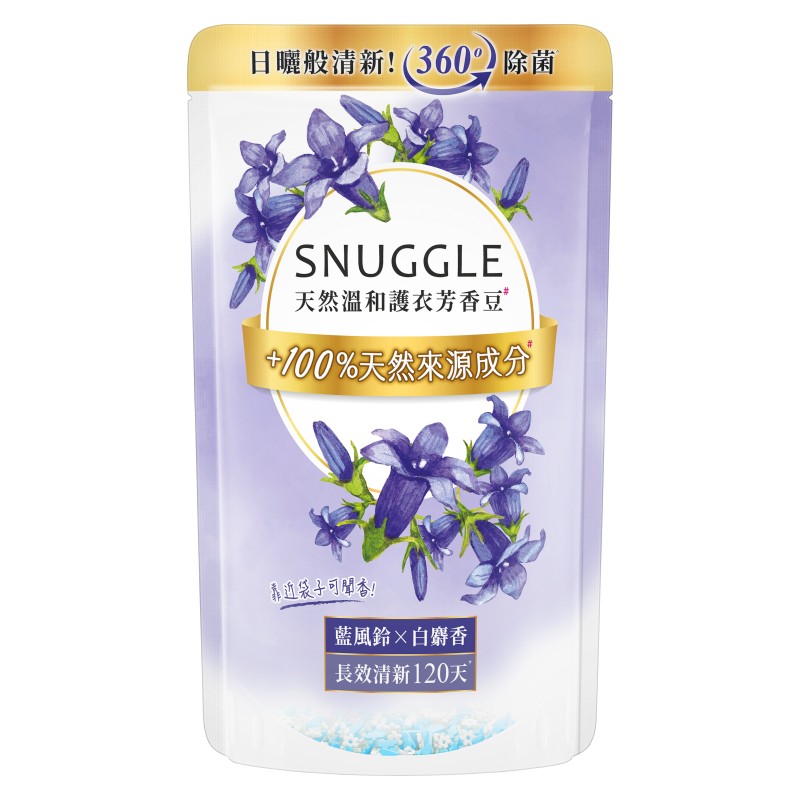 熊寶貝護衣芳香豆藍風鈴X白麝補充包300ML, , large