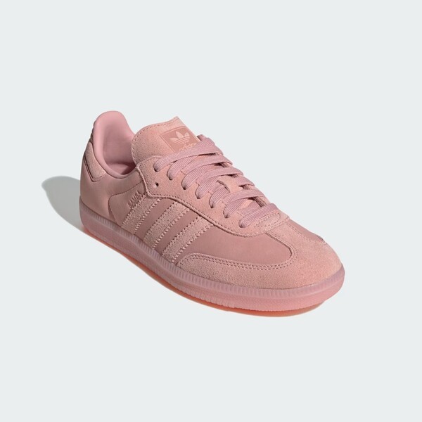 Kixpress-Adidas Samba OG W 女 休閒鞋 德訓鞋 運動 經典 復古 百搭 粉紅 [JS0194], , large