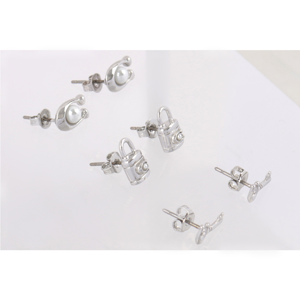  earrings, , large