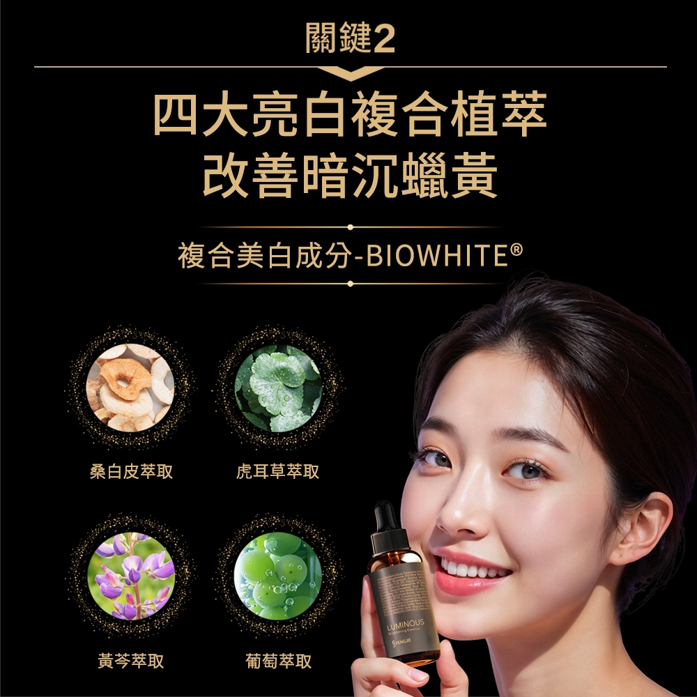 【FJ豐傑生醫】極光美白精華液-30ml/瓶(全效美白打擊暗沉), , large