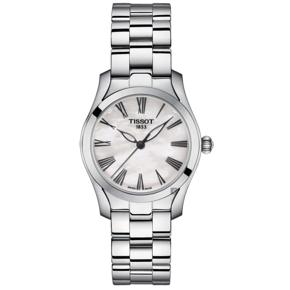 TISSOT 天梭 T-Wave 海浪系列心漾女錶-30mm T1122101111300, , large