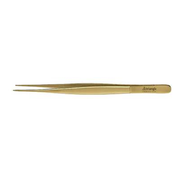 蓋瑞廚物【德製Triangle 擺盤夾 直夾15cm 黑色 金色】料理擺盤夾子 三角牌鑷子 主廚夾 夾子 萬用夾 鑷子, , large