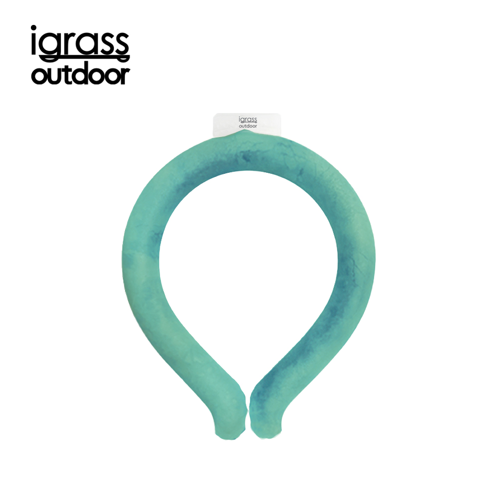 igrass outdoor smart cooling ring - adult lake green, , large