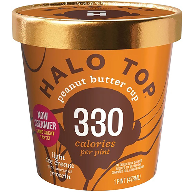 Halo Top Peanut Butter Ice Cream, , large