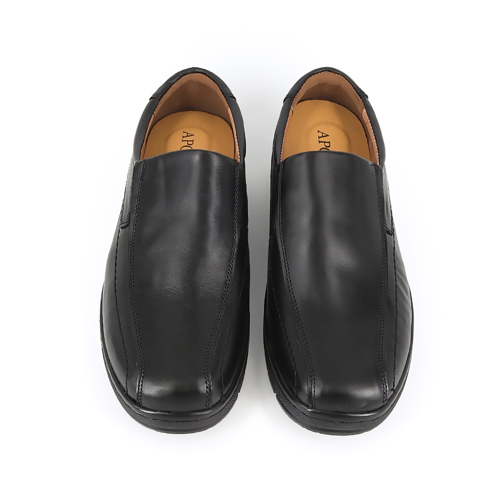 男皮鞋 商務皮鞋 英倫皮鞋 休閒皮鞋 正式皮鞋 亮面皮鞋 透氣 吸汗 不悶熱 柔軟 減壓 耐磨 止滑 耐走 耐久站 黑, , large