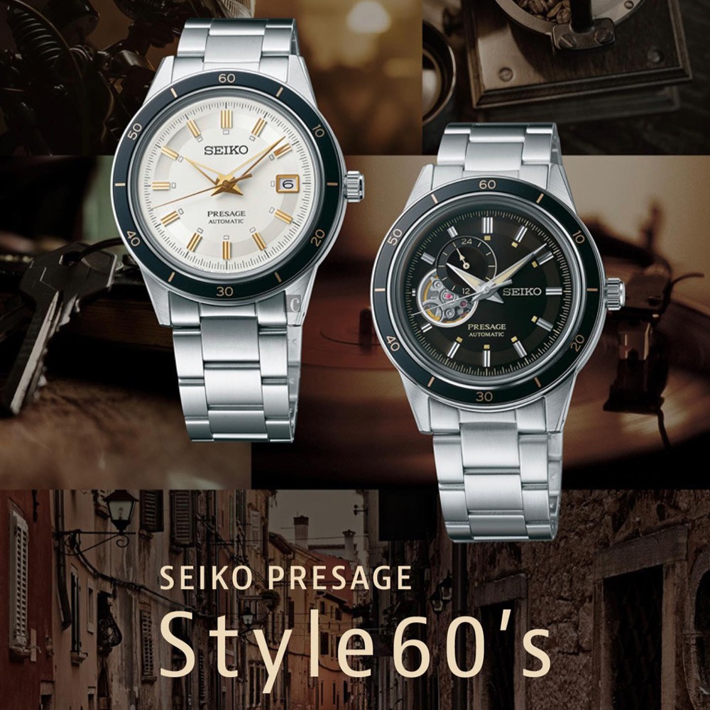 SEIKO 精工 Presage Style60’s系列機械錶 4R35-05A0S/SRPG03J1, , large