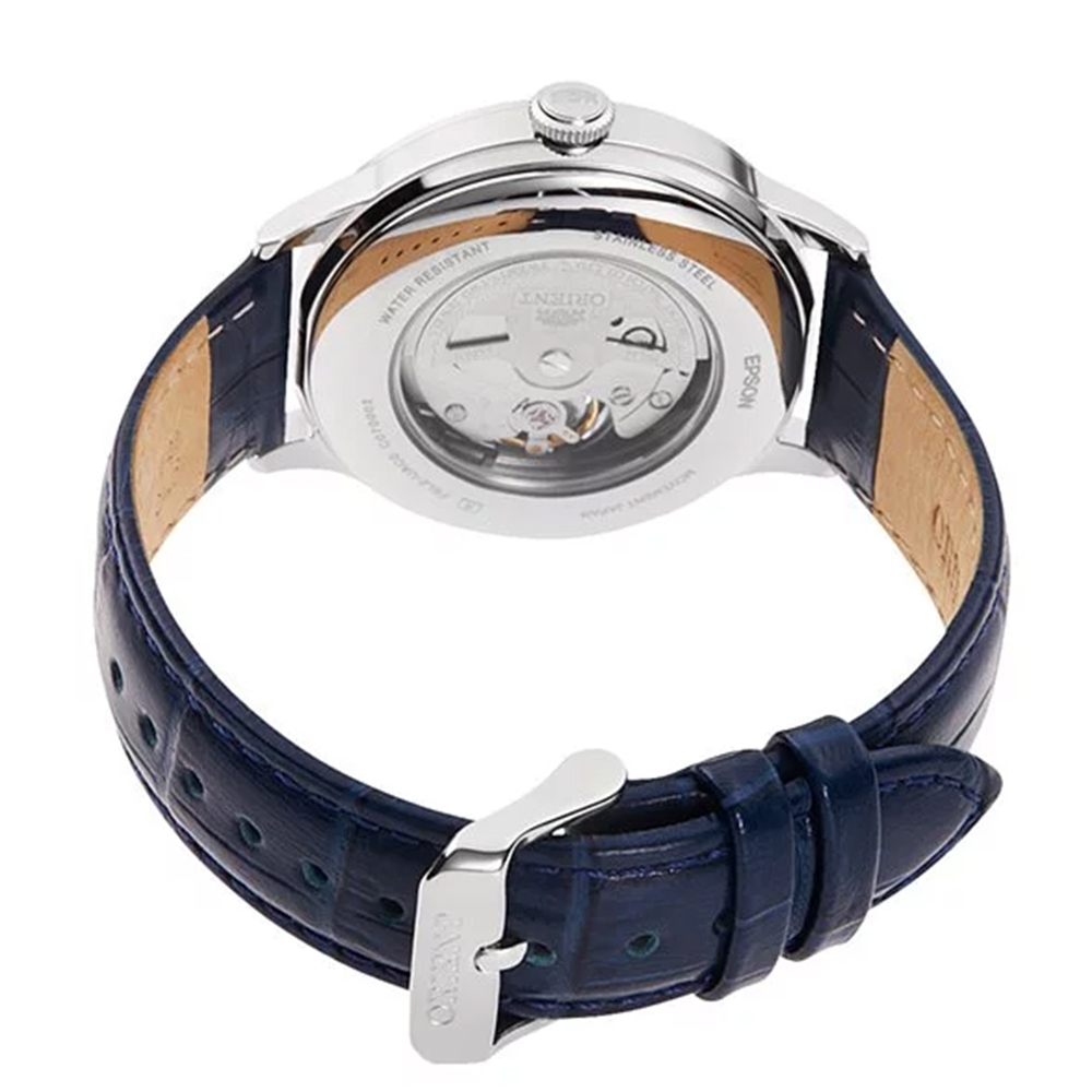 ORIENT 東方錶 Sun & Moon 小鏤空日月相機械錶-41.5mm RA-AS0103A, , large