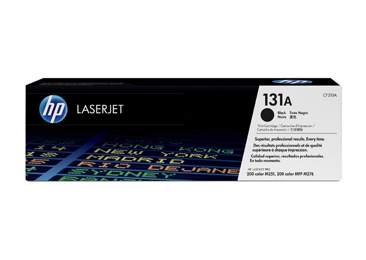 【出清】【HP 惠普】黑色原廠 LaserJet 碳粉匣 (CF210A) For HP M251nw/M276nw