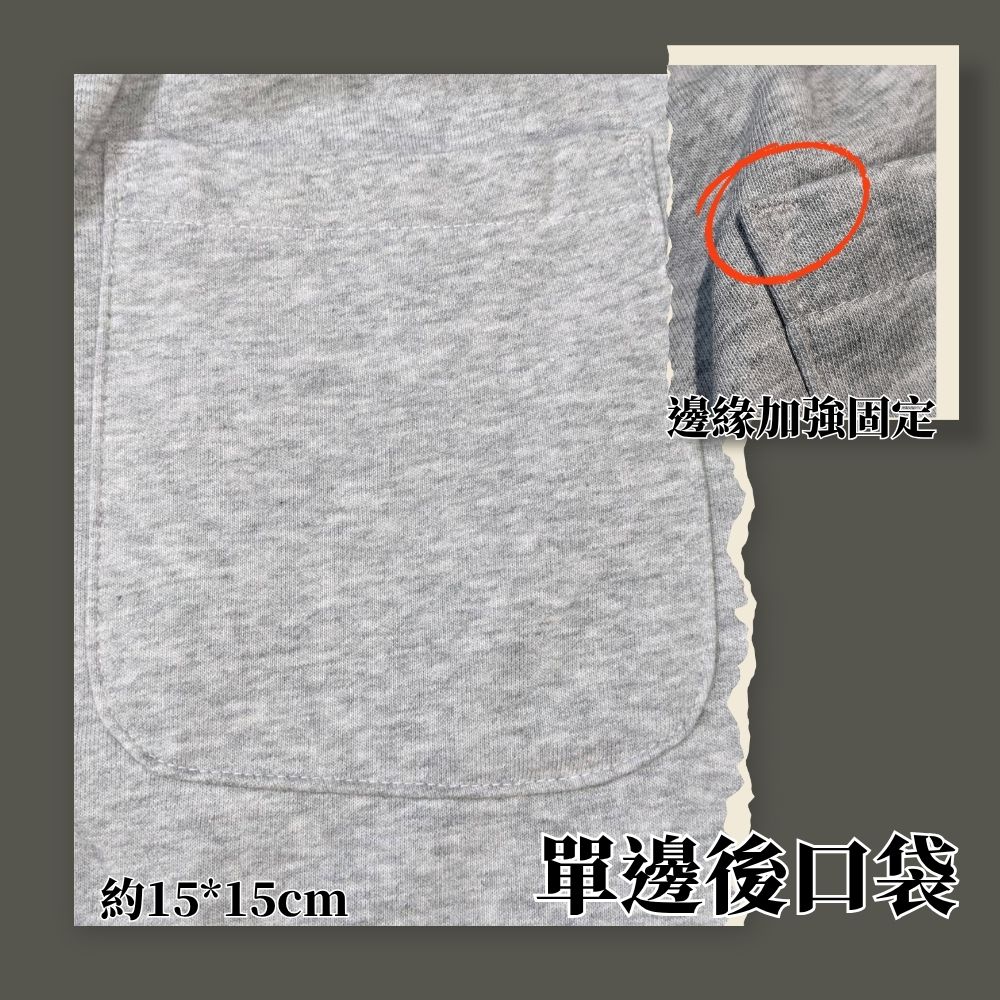 【億子洪】SGS雙認證 310G厚磅束腳棉長褲  灰綠色-L【P18】, , large