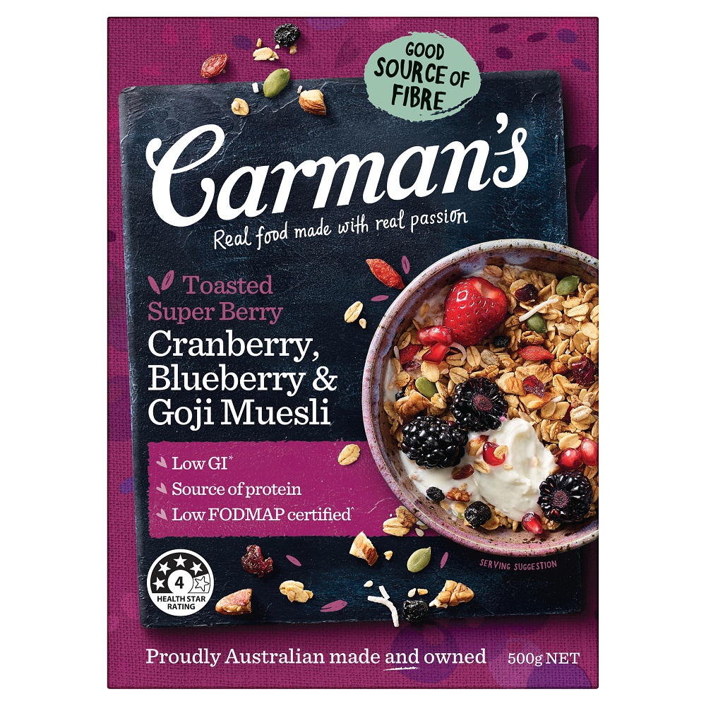 澳洲Carmans超級莓果早餐穀片, , large
