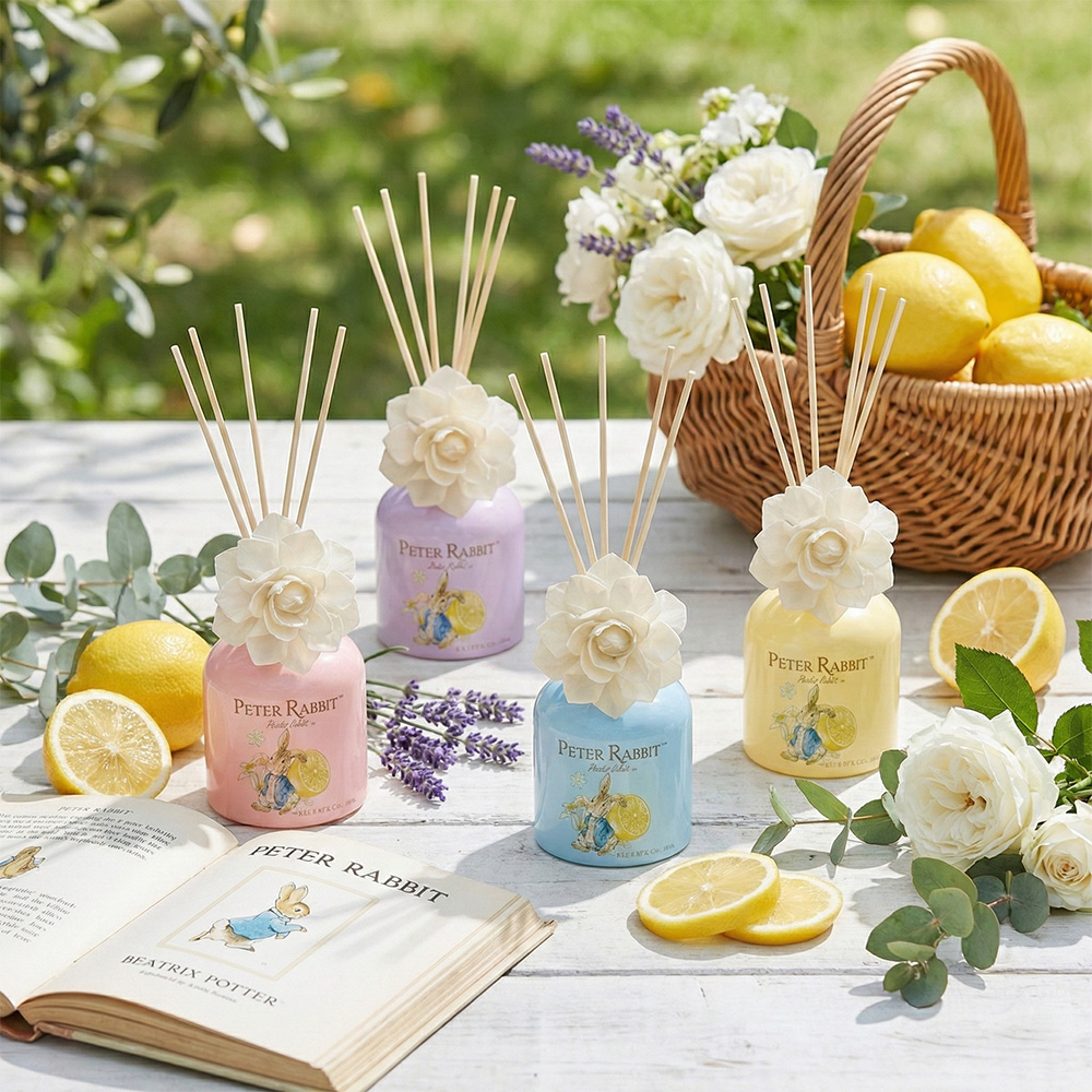 【世豐】【Peter Rabbit 比得兔】療癒擴香200ml(2入組)-黃.紫色, , large