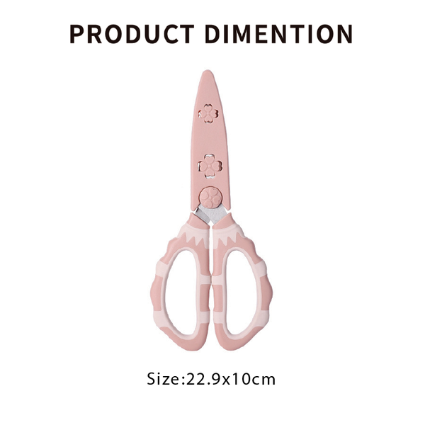 【SK Delicate Life】 Macaron powder kitchen multi-purpose scissors kitchen scissors multi-purpose scissors cooking scissors kitchen scissors stainless steel scissors scissors, , large