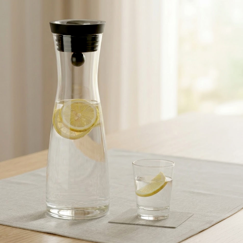 【上手家居】玻璃冷水壺-1200ml(冷水壺/玻璃水壺/玻璃壺/耐熱玻璃壺), , large