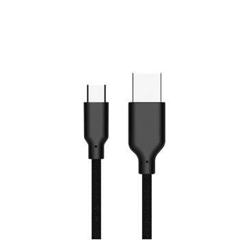 [萬摩科技]Allite Easy Cable 磁吸收納編織快充線（USB-A to USB-C）質感黑, , large