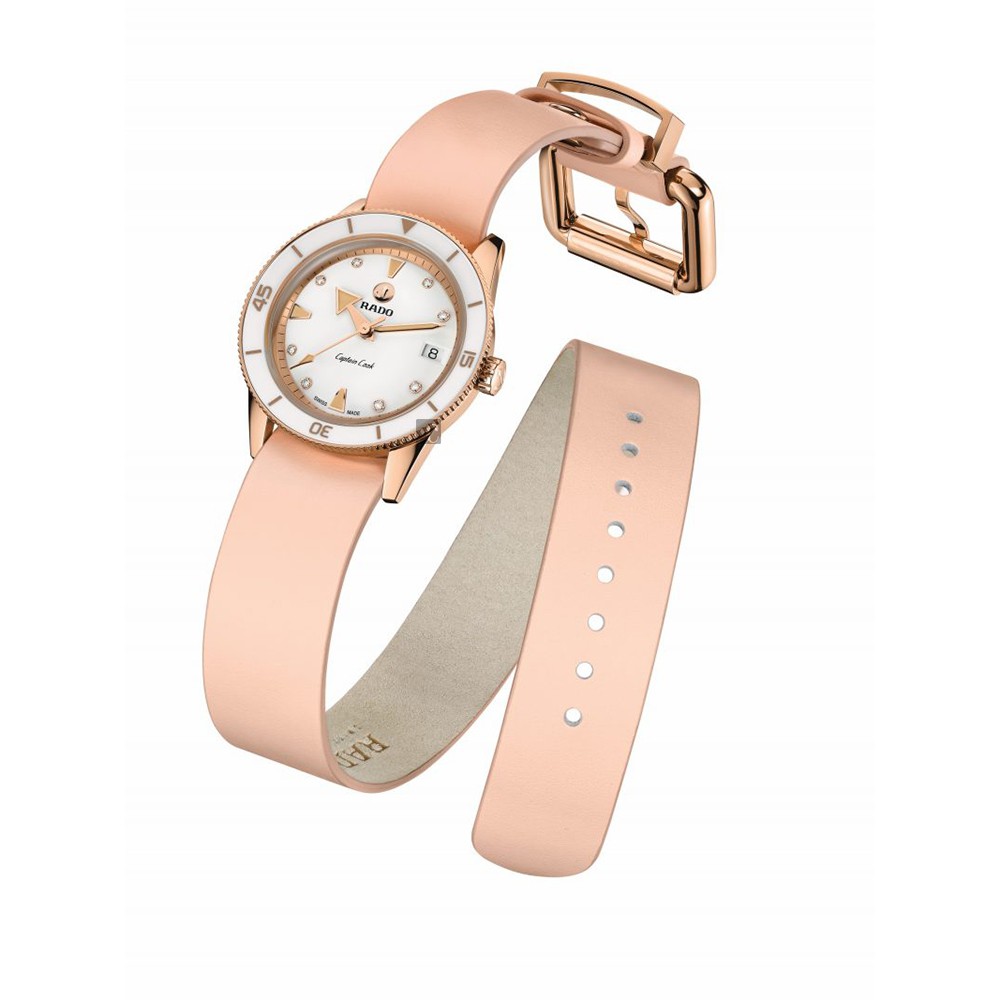 RADO 雷達 庫克船長 設計師聯名機械女錶 套錶組 R32139708, , large