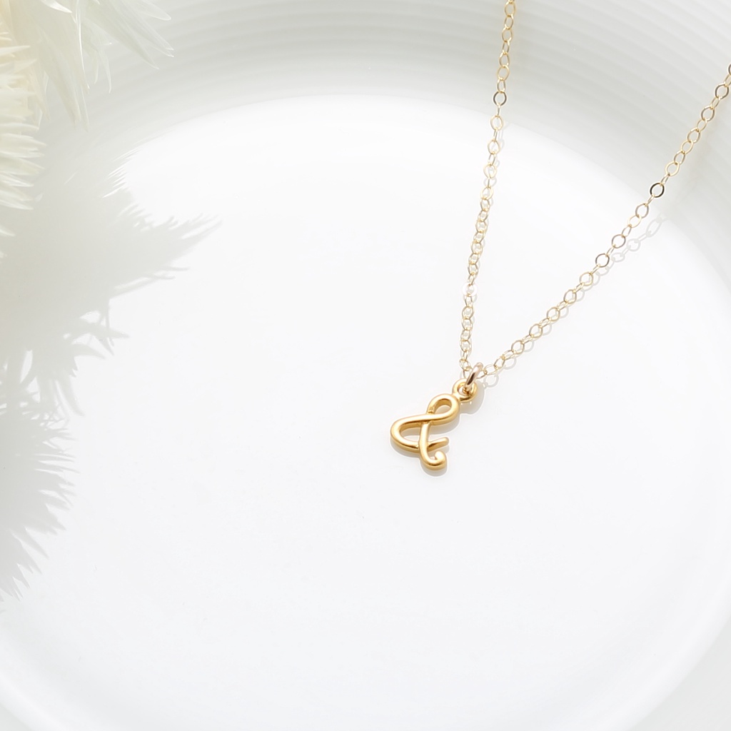 【Angel & Me】愛在一起 & and s925 純銀厚鍍 24k 純金 項鍊, , large