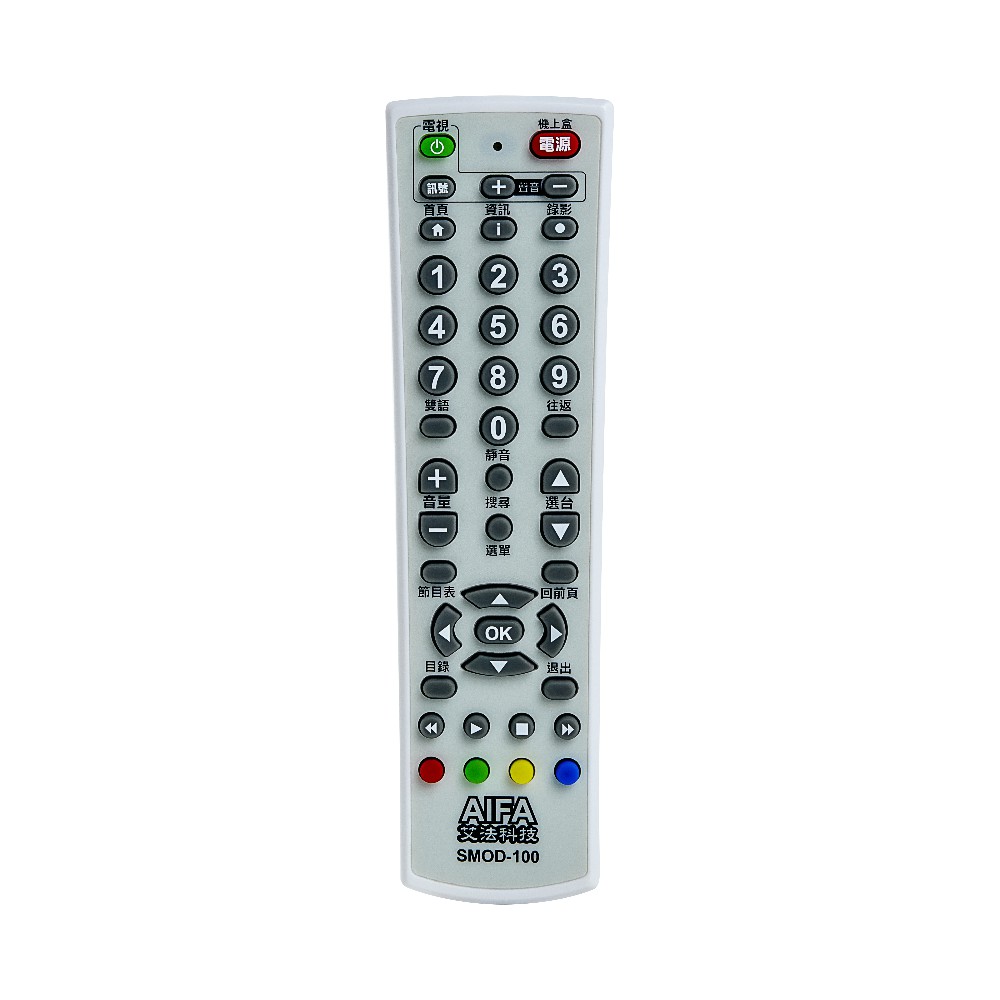 【AIFA艾法科技】電視機上盒萬用遙控器 TV STB Universal Remote (SMOD100), , large