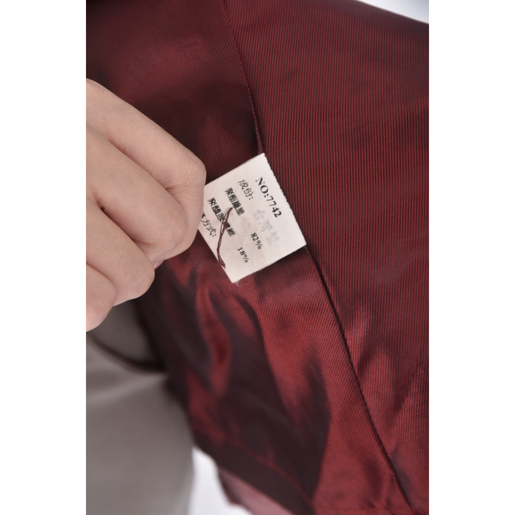 (S) town wear五分紅色外套二手衣, , large
