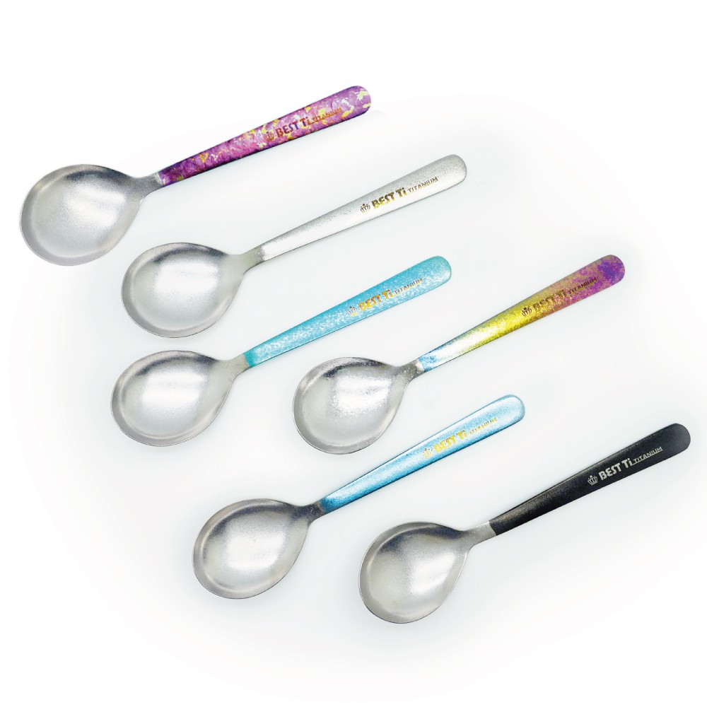 【純鈦冰晶阿湯杓 冰曜黑】鈦湯匙 大湯匙 喝湯湯匙 純鈦湯匙餐具 鈦餐具 攜帶餐具 環保餐具 露營餐具 冰晶 便攜餐具, , large